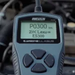 P0300 OBD2 Code Displayed on a Scanner for a Lexus ES300