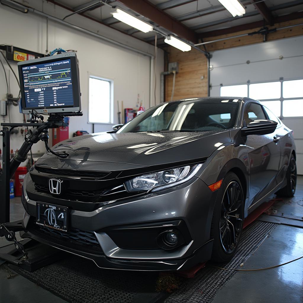 Dyno Testing a Chipped P72 OBD2 Honda