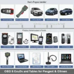 Different Types of Peugeot Citroen OBD2 Scanners