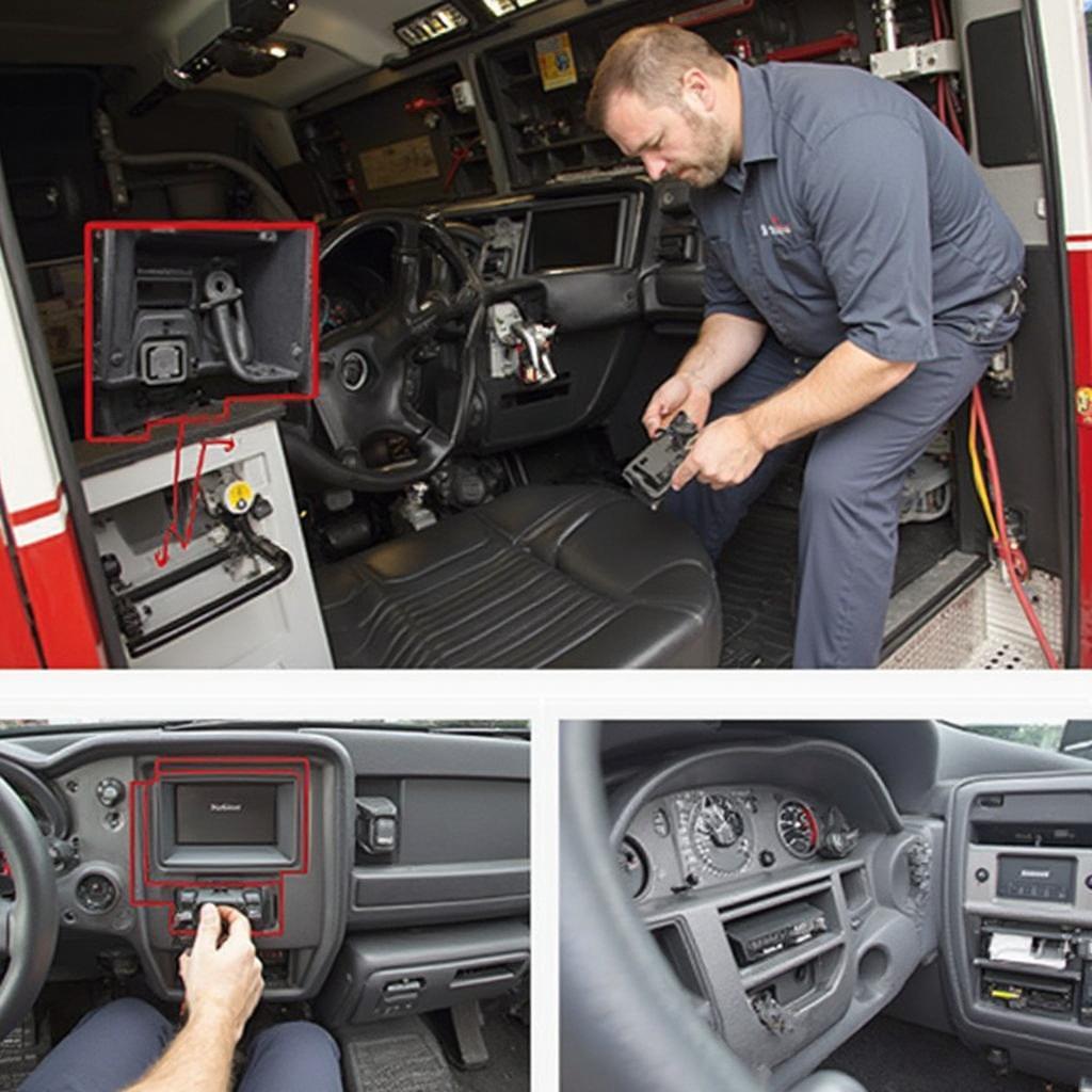 Locating the OBD2 Port on a Pierce Fire Engine