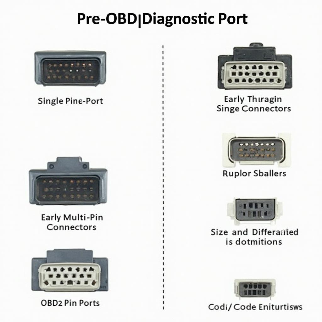 Pre-OBD2 Diagnostic Port