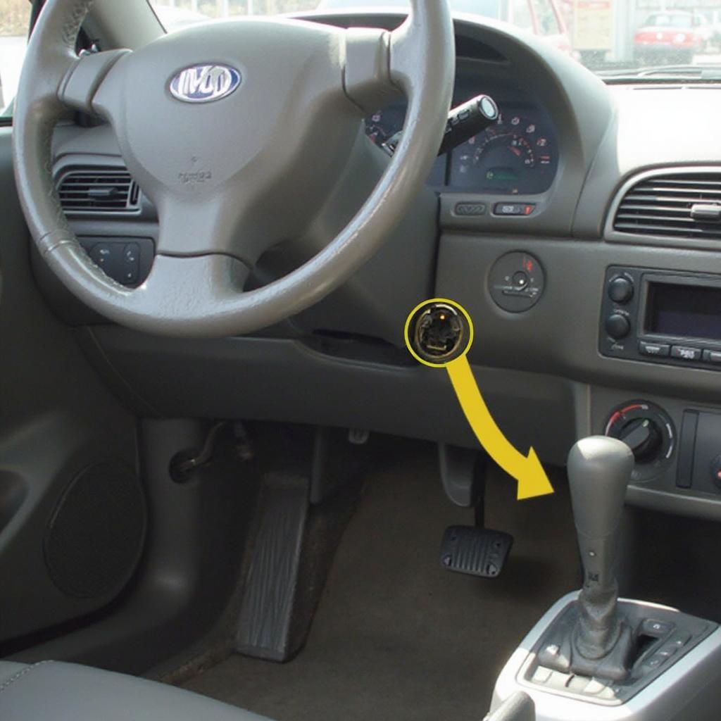 Proton Persona OBD2 Connector Location