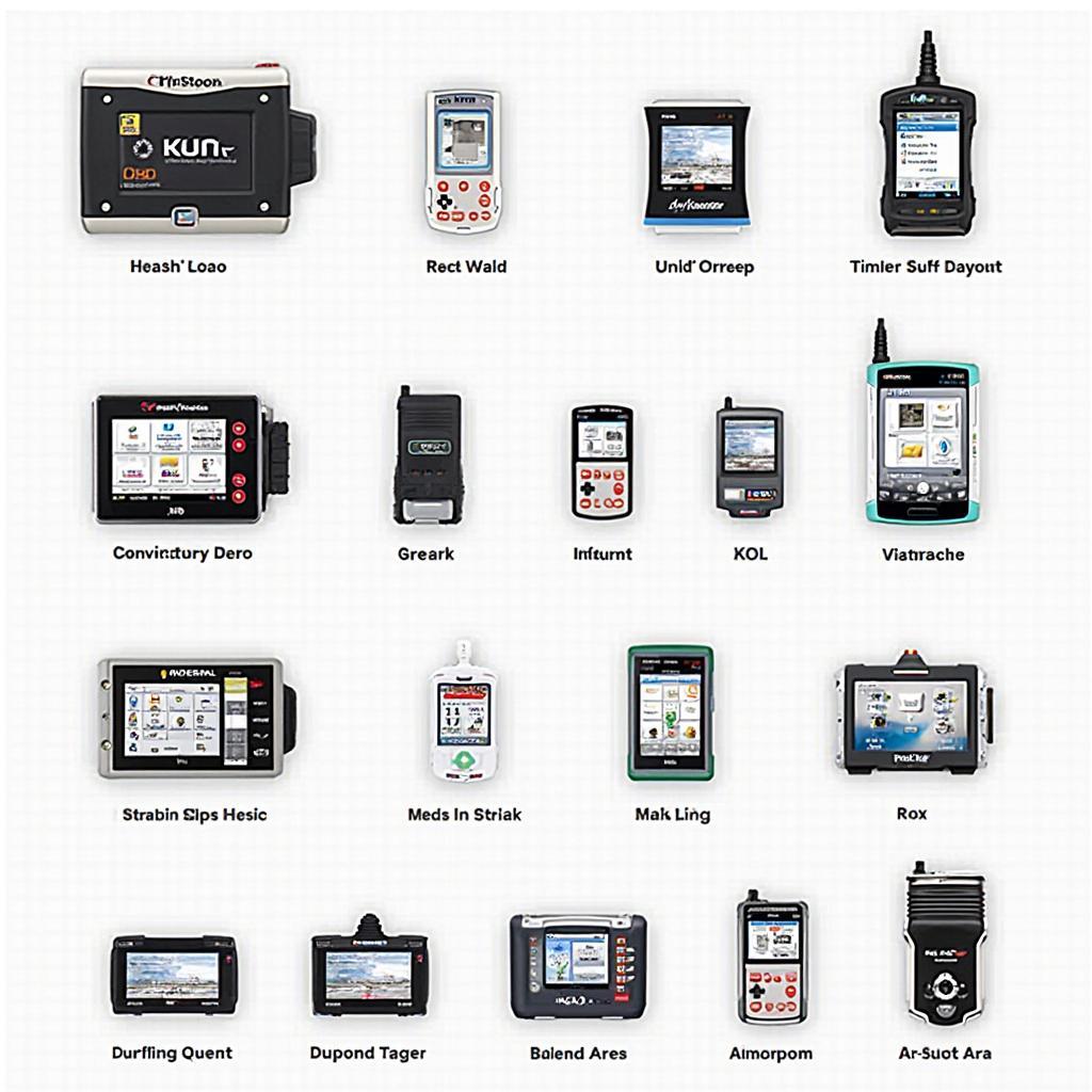 Various racing OBD2 reader options displayed