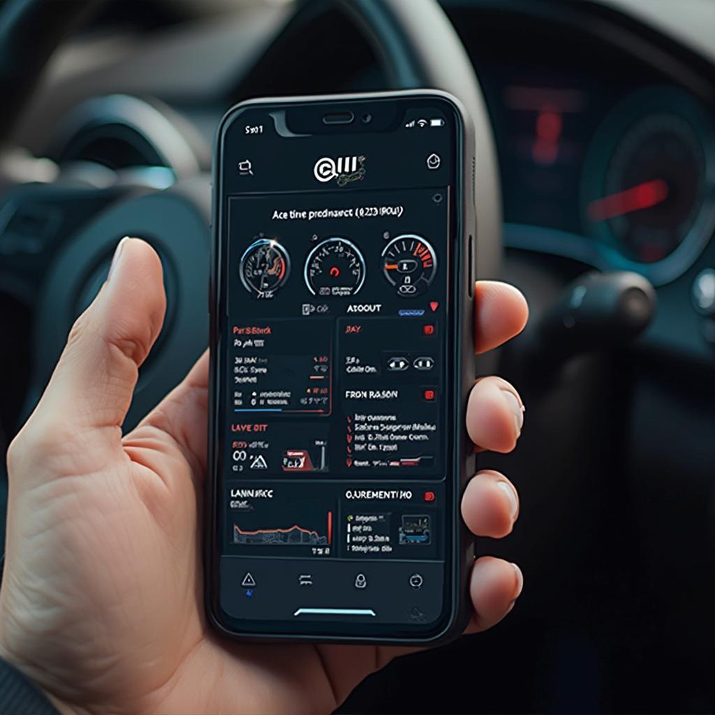 Rev OBD2 App Interface Screenshot