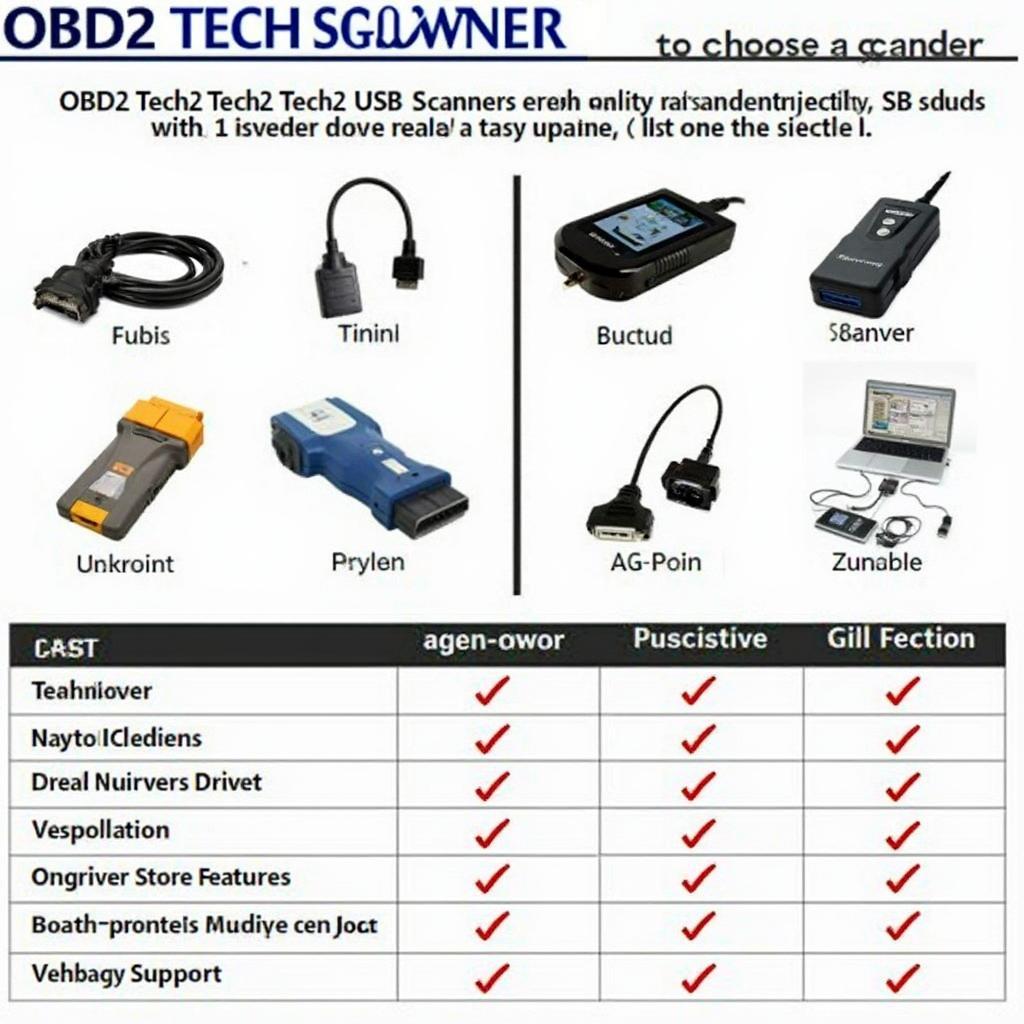 Selecting the Right OBD2 Tech2 USB Scanner