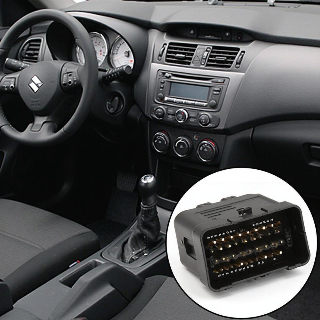 Suzuki Swift OBD2 Port Location