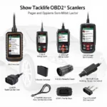 Various Tacklife OBD2 Scanner Models