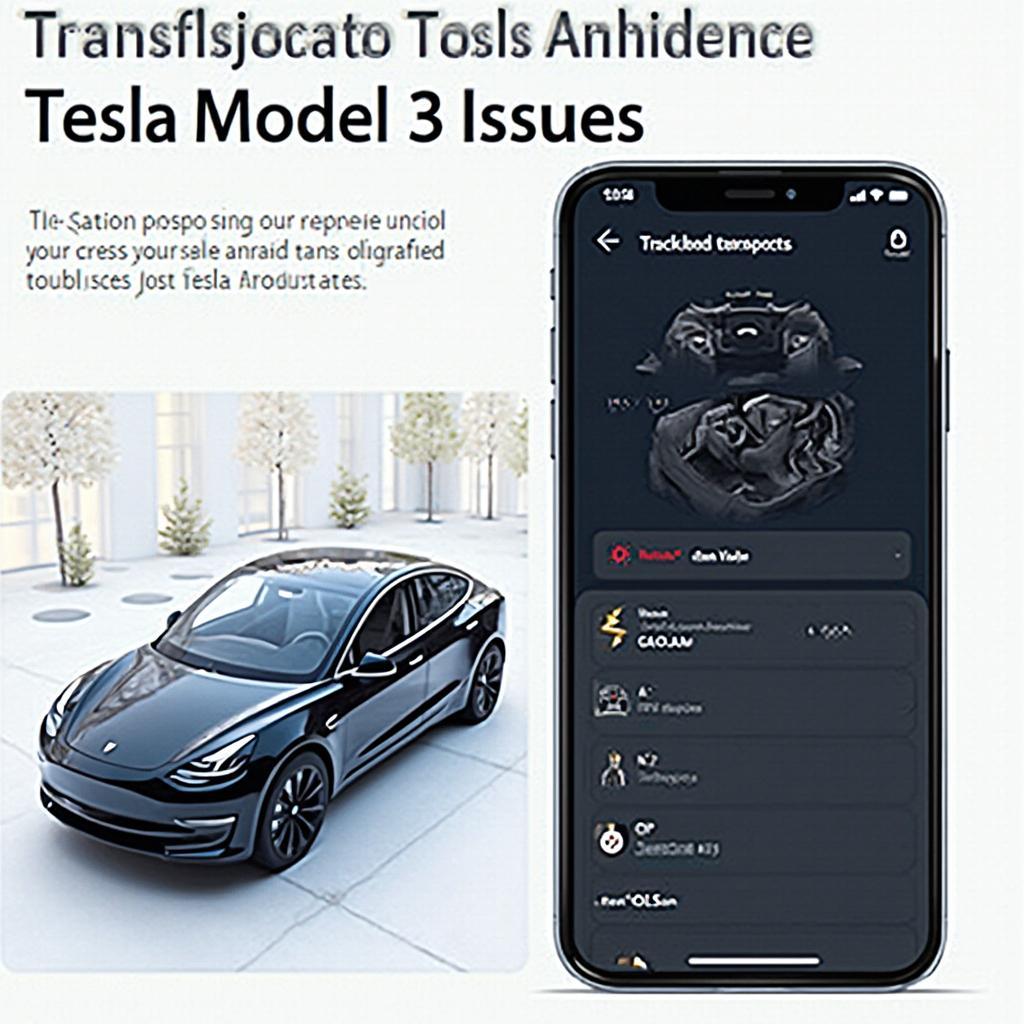 Tesla Model 3 Troubleshooting App