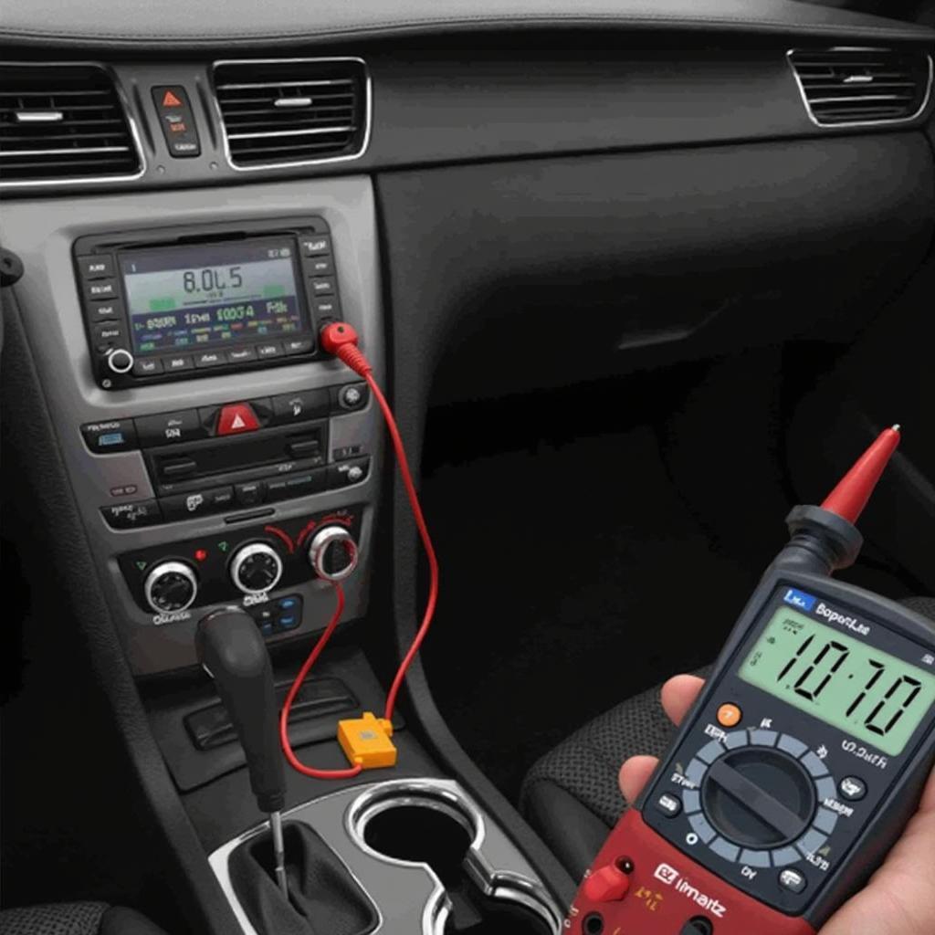 Testing OBD2 Port Voltage with Multimeter