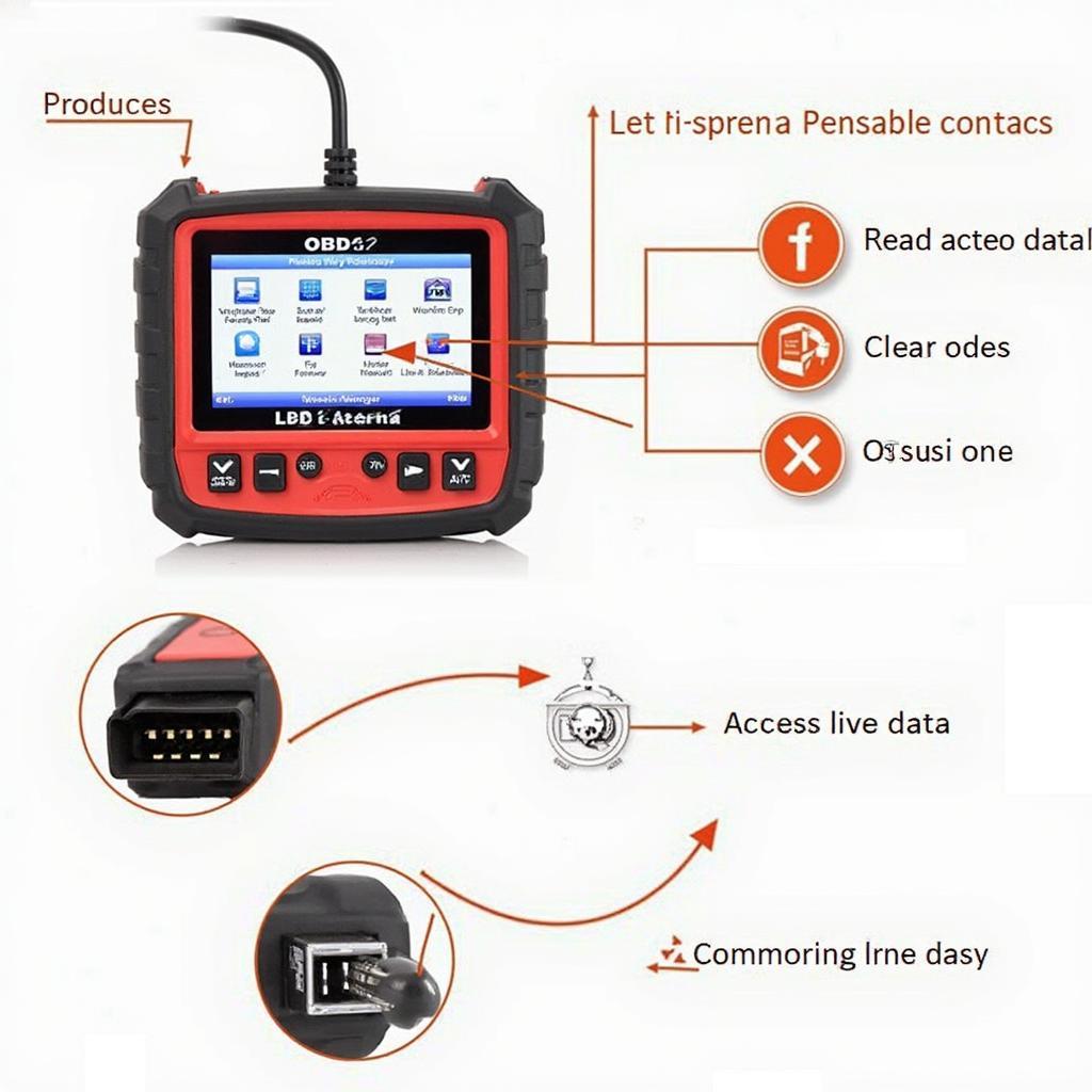 Topdon AL201 OBD2 Scanner Features