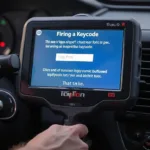 Topdon OBD2 Scanner Keycode Prompt Screen