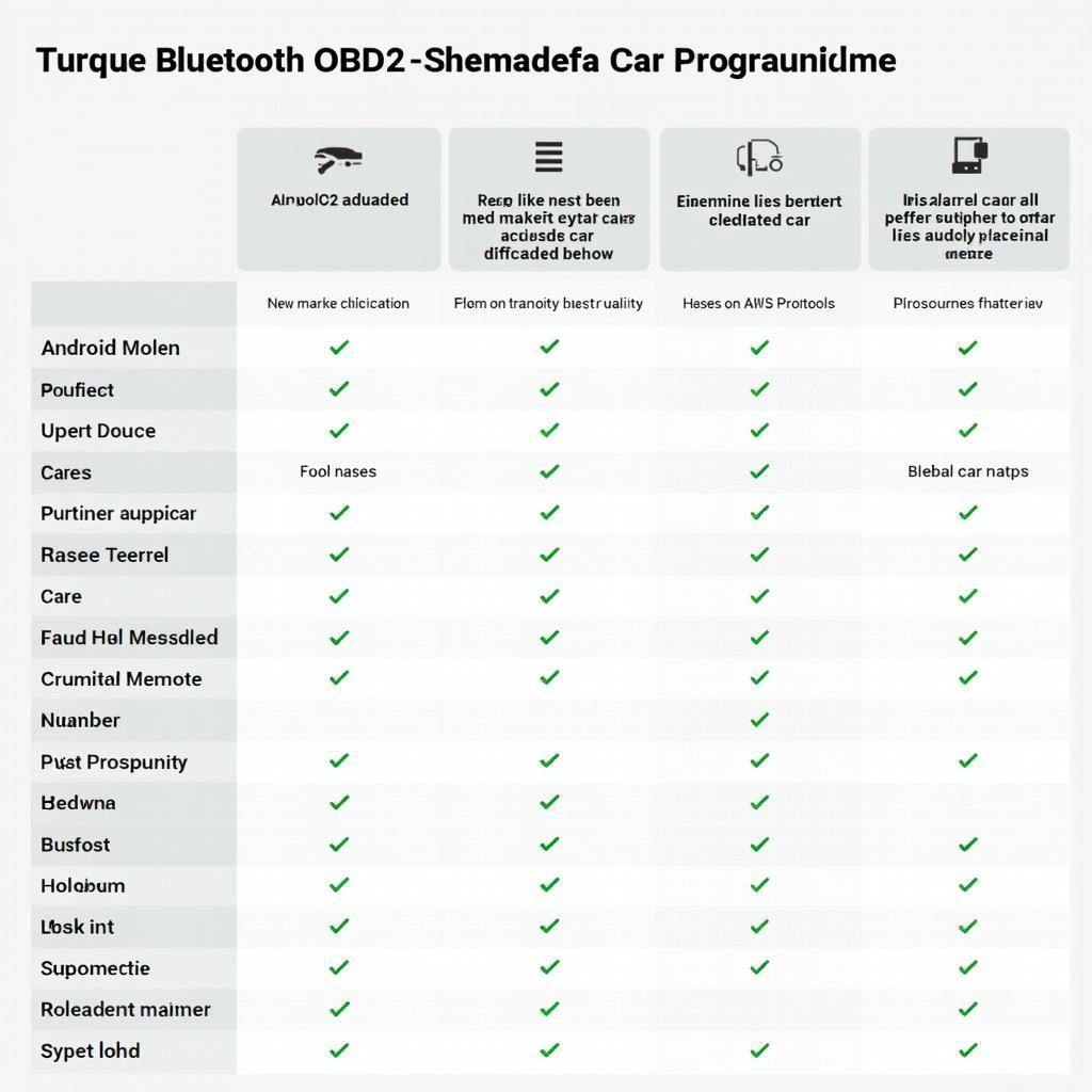 Torque Bluetooth OBD2 Adapter Compatibility Chart