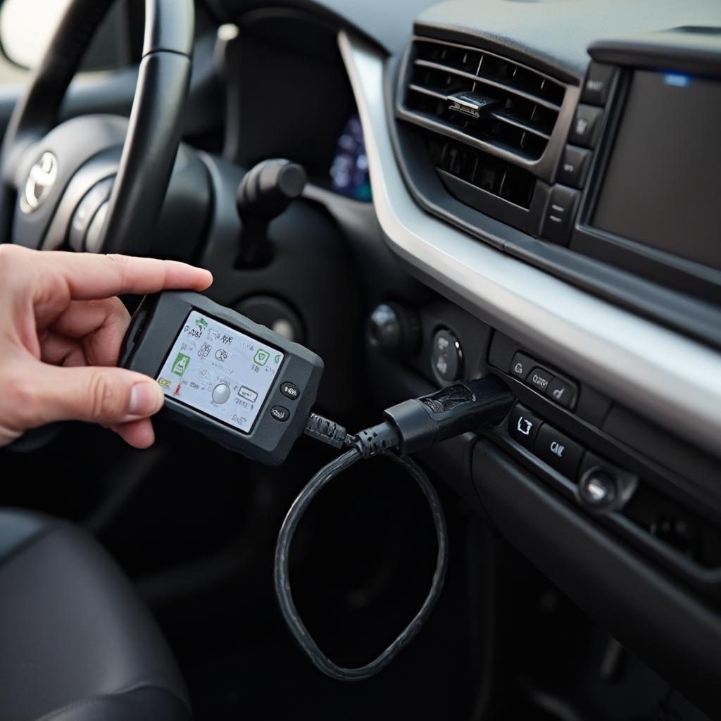 Connecting an OBD2 Scanner to a Toyota