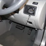 Toyota Yaris OBD2 Port Location Under Dashboard