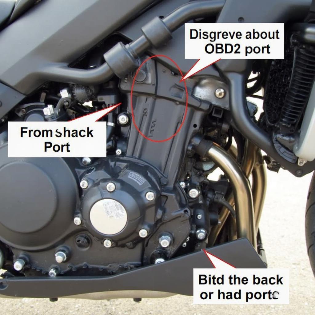 Triumph Street Triple OBD2 Port Location