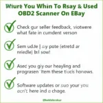 Tips for Buying Used OBD2 Scanners on eBay