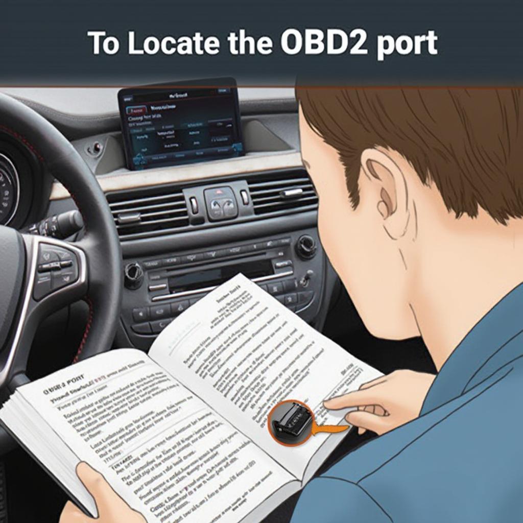 Using Car Manual to Find OBD2 Port