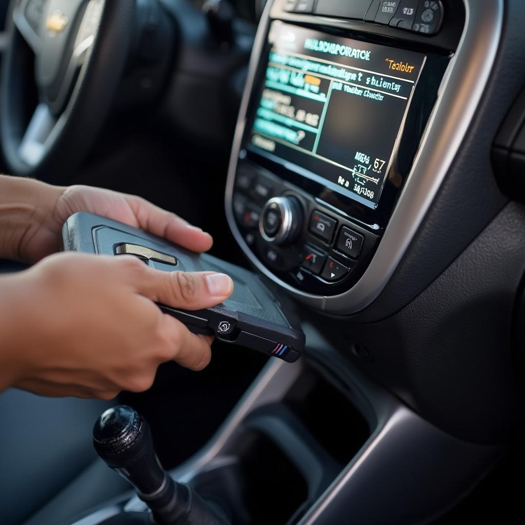 Using an OBD2 Scanner on a Chevrolet Spark