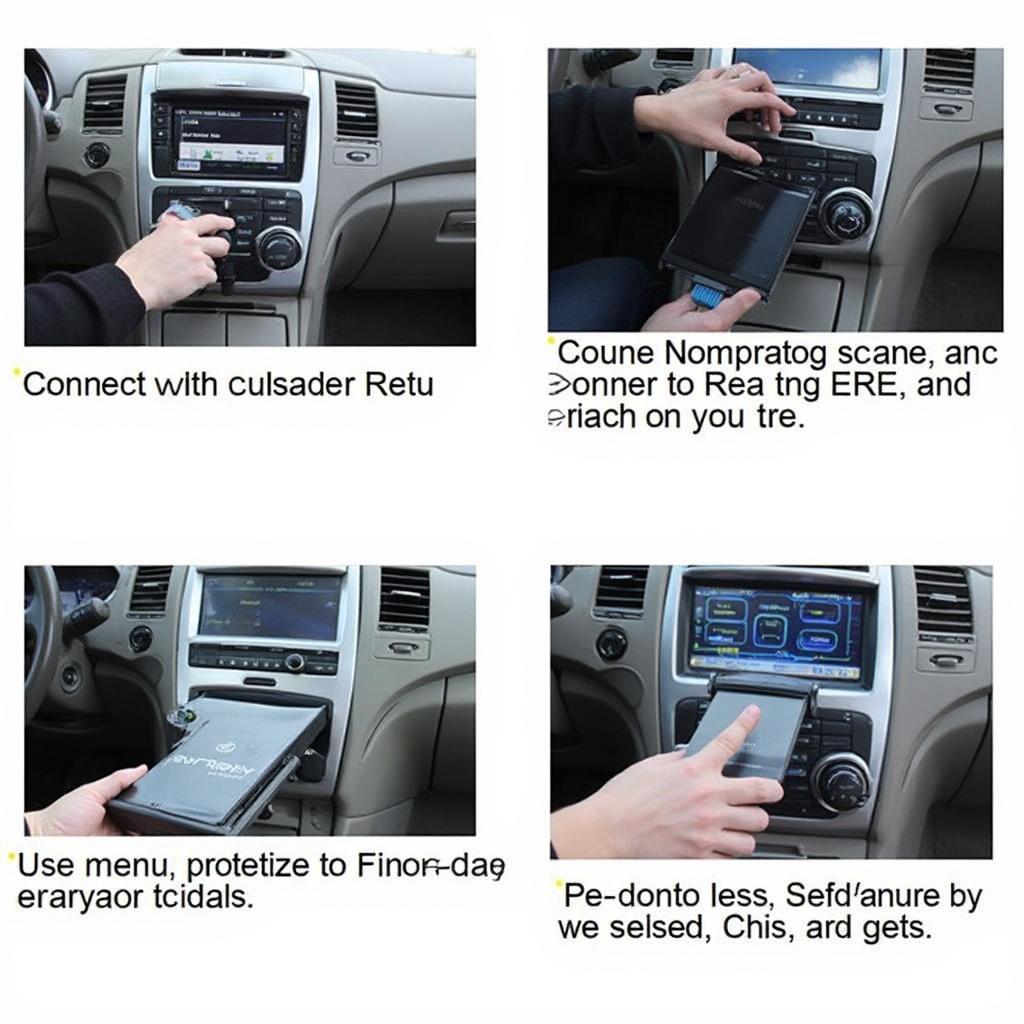 Step-by-step guide on using an OBD2 scanner to reset the SRS light.