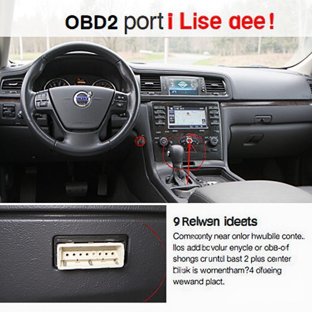 Volvo OBD2 Connector Location