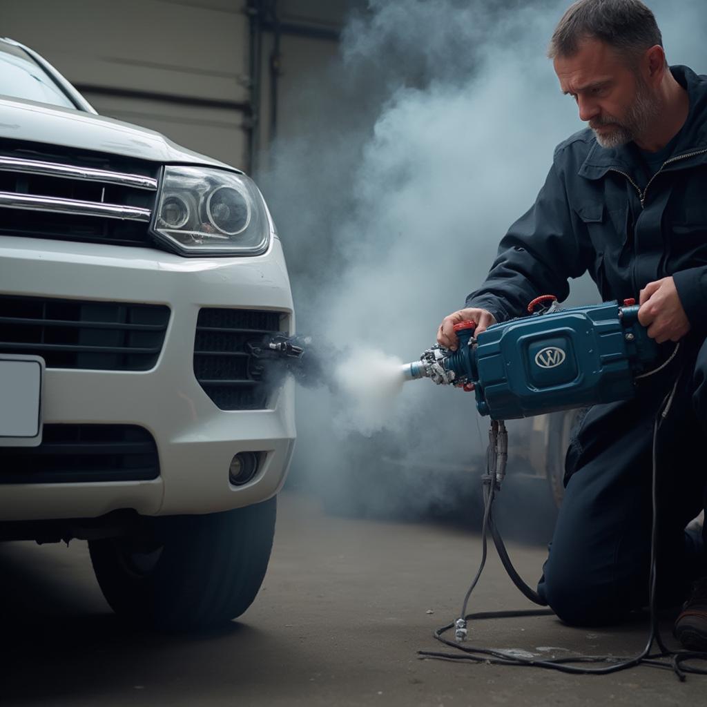 VW OBD2 Code P1451: Performing a Smoke Test