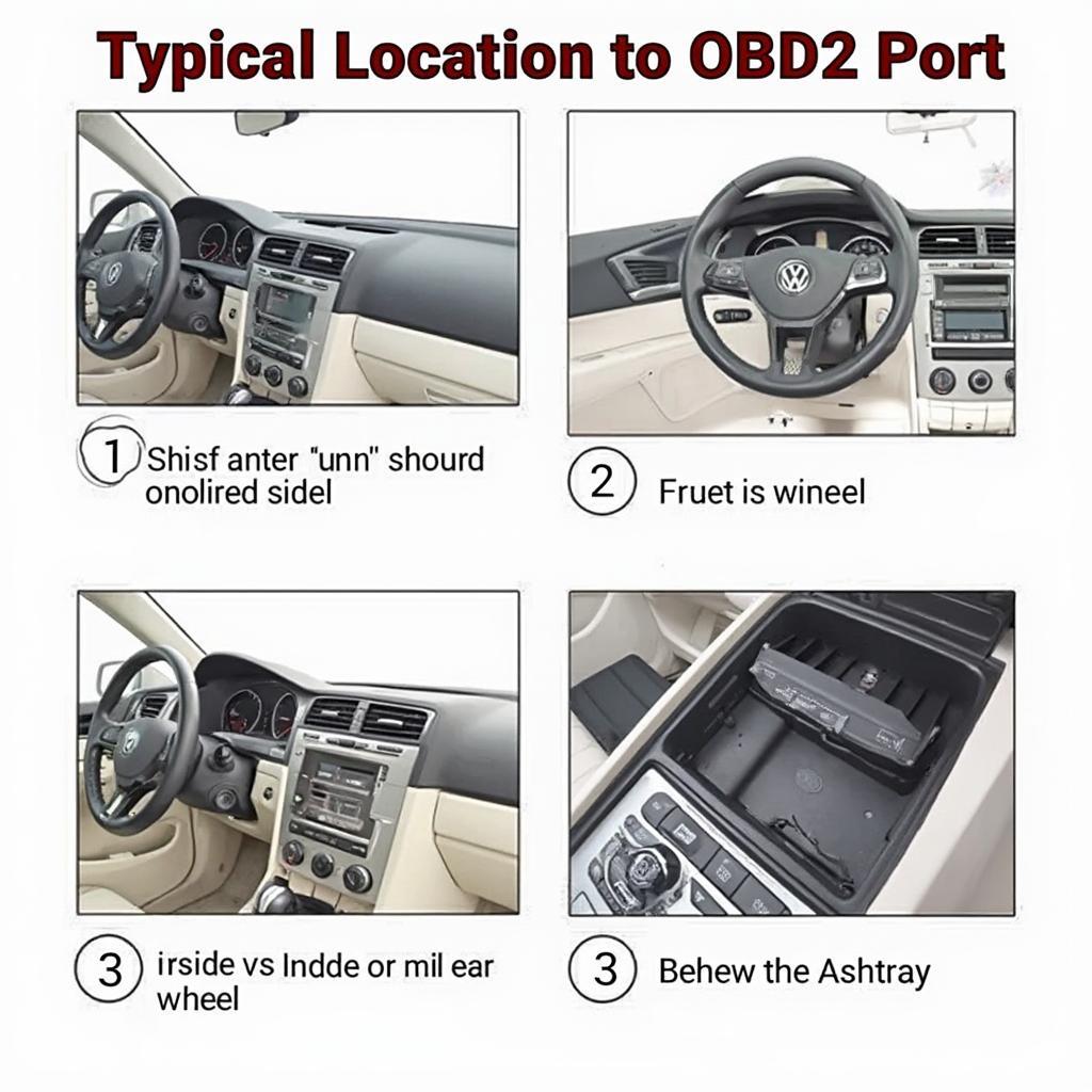 VW OBD2 Port Location in Different Models