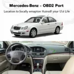 W203 OBD2 Port Location