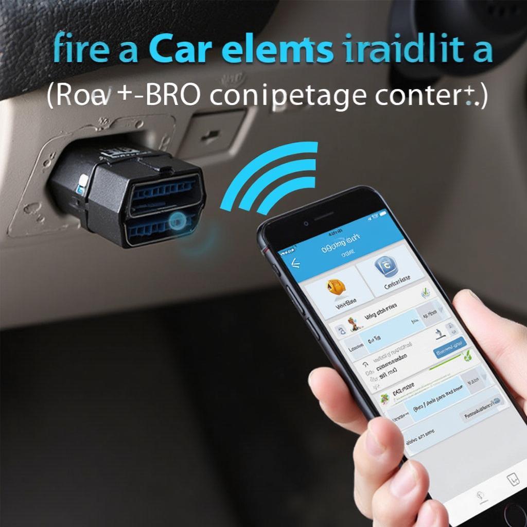 WiFi OBD2 Scanner Connected to iPhone