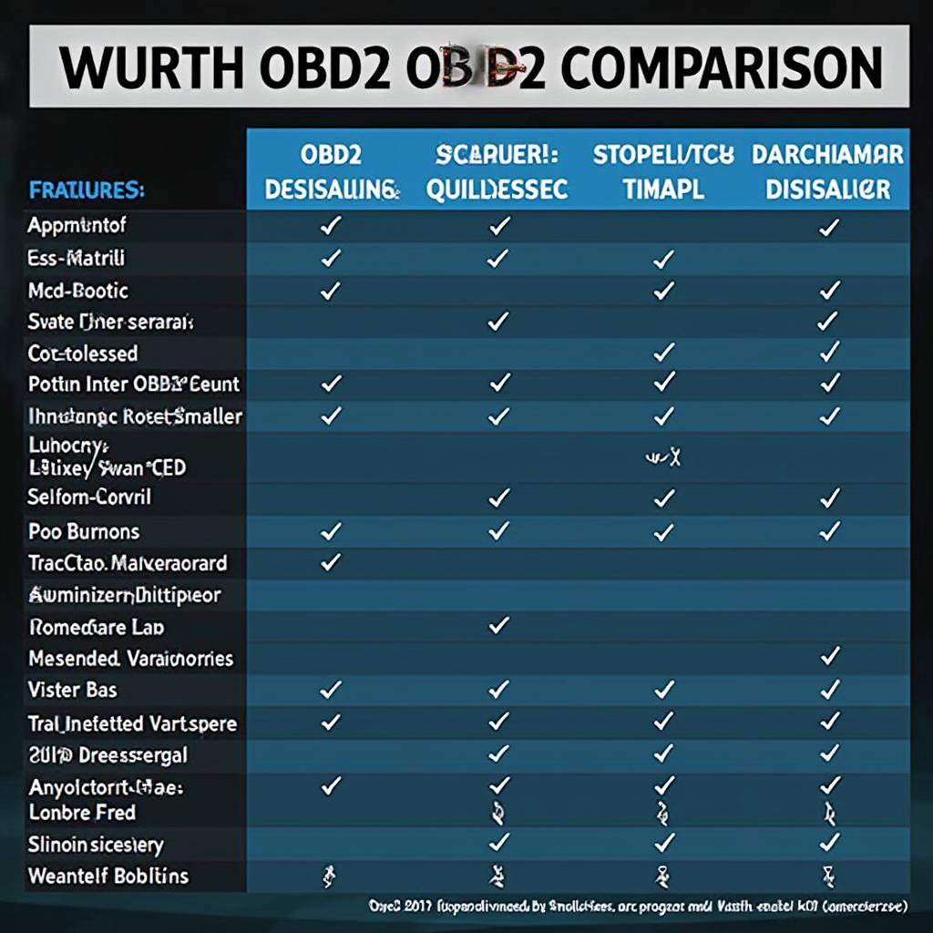 Wurth OBD2 Scanner: A Comprehensive Guide