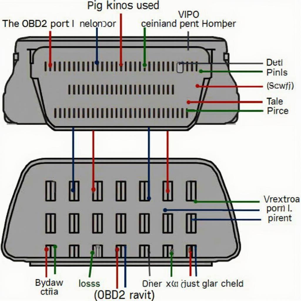 OBD2 Port Pinout on 044 Computer