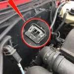 1991 Jeep Wrangler OBD1 Connector Location and Appearance