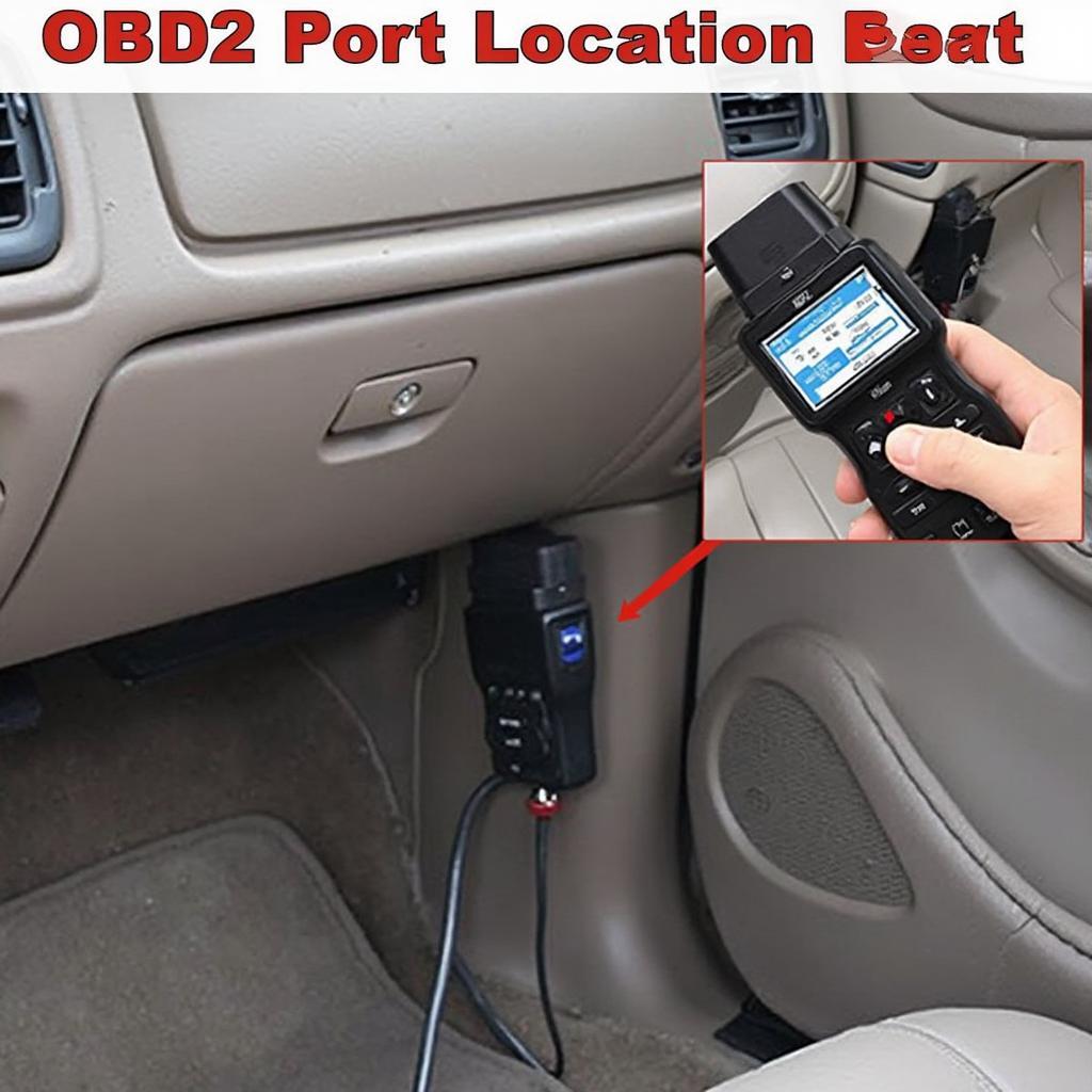 1999 Suburban OBD2 Port Location