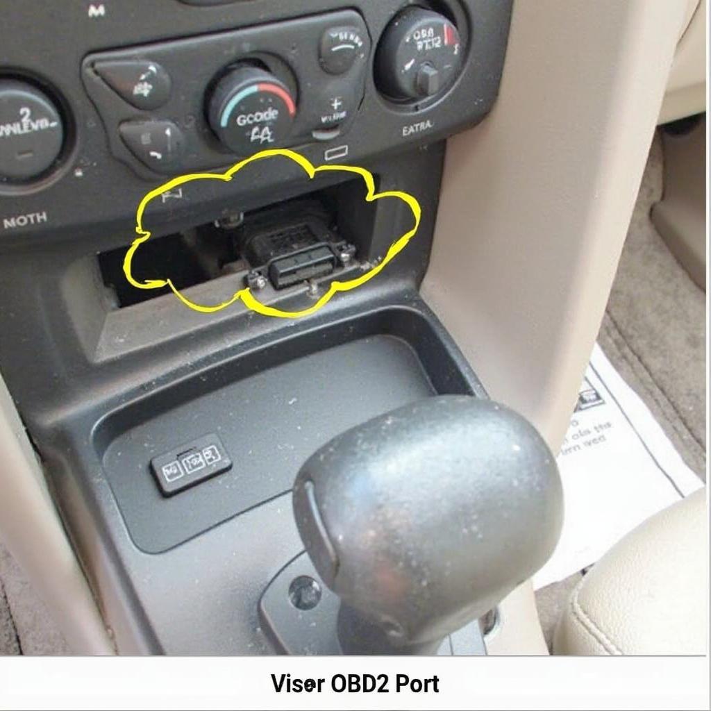 OBD2 Connector Location in a 2003 Honda CRV