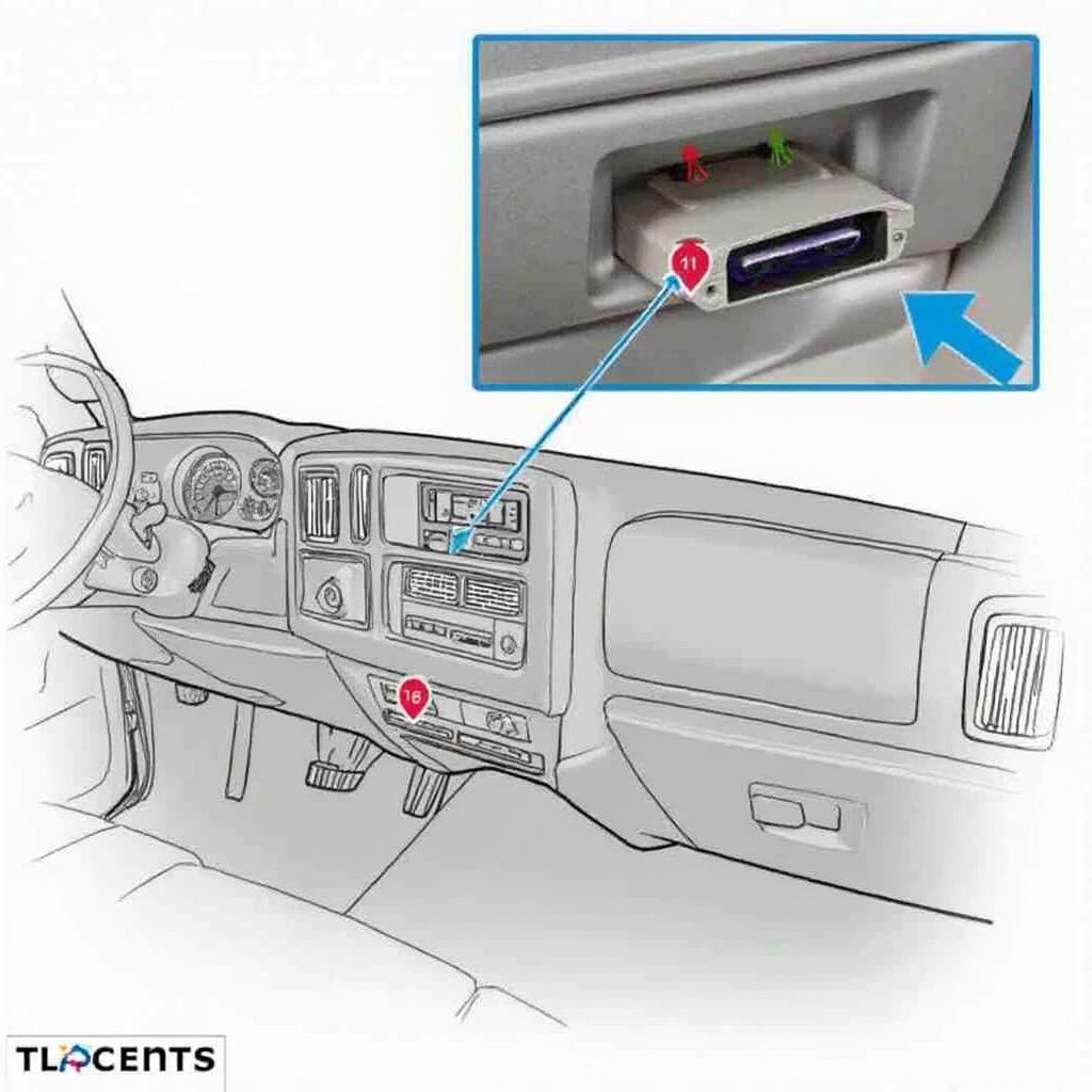 2013 Chevy Silverado 2500 OBD2 Port Location