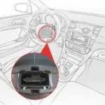 2018 Hyundai Elantra GT Sport OBD2 Port Location