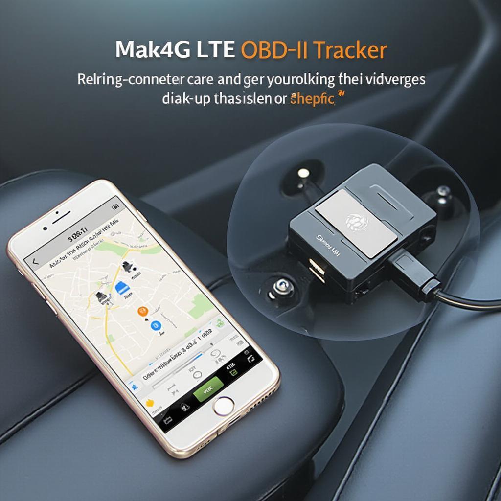 4G LTE OBD-II Tracker OBD2 Connected Car Features