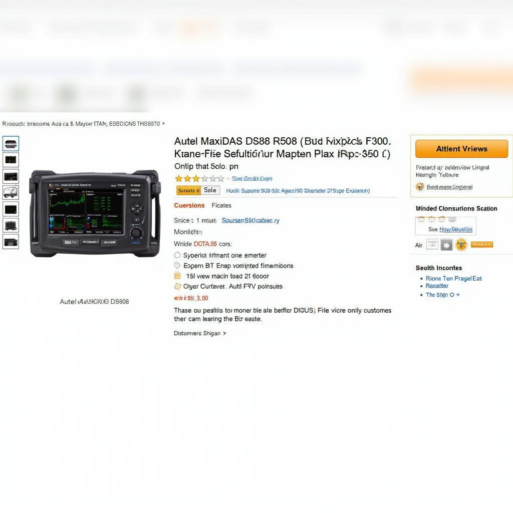 Autel MaxiDAS DS808 OBD2 Scanner on Newegg