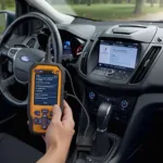 Connecting an OBD2 Scanner to a 2014 Ford Escape