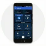 Bluedriver App Displaying Diagnostic Data on a Smartphone