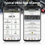 BMW OBD2 Bluetooth Scanner App Interface