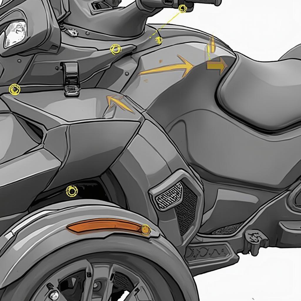 Can-Am Spyder OBD2 Port Location