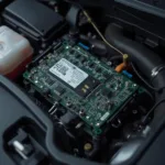 Close-up image of a car's ECU