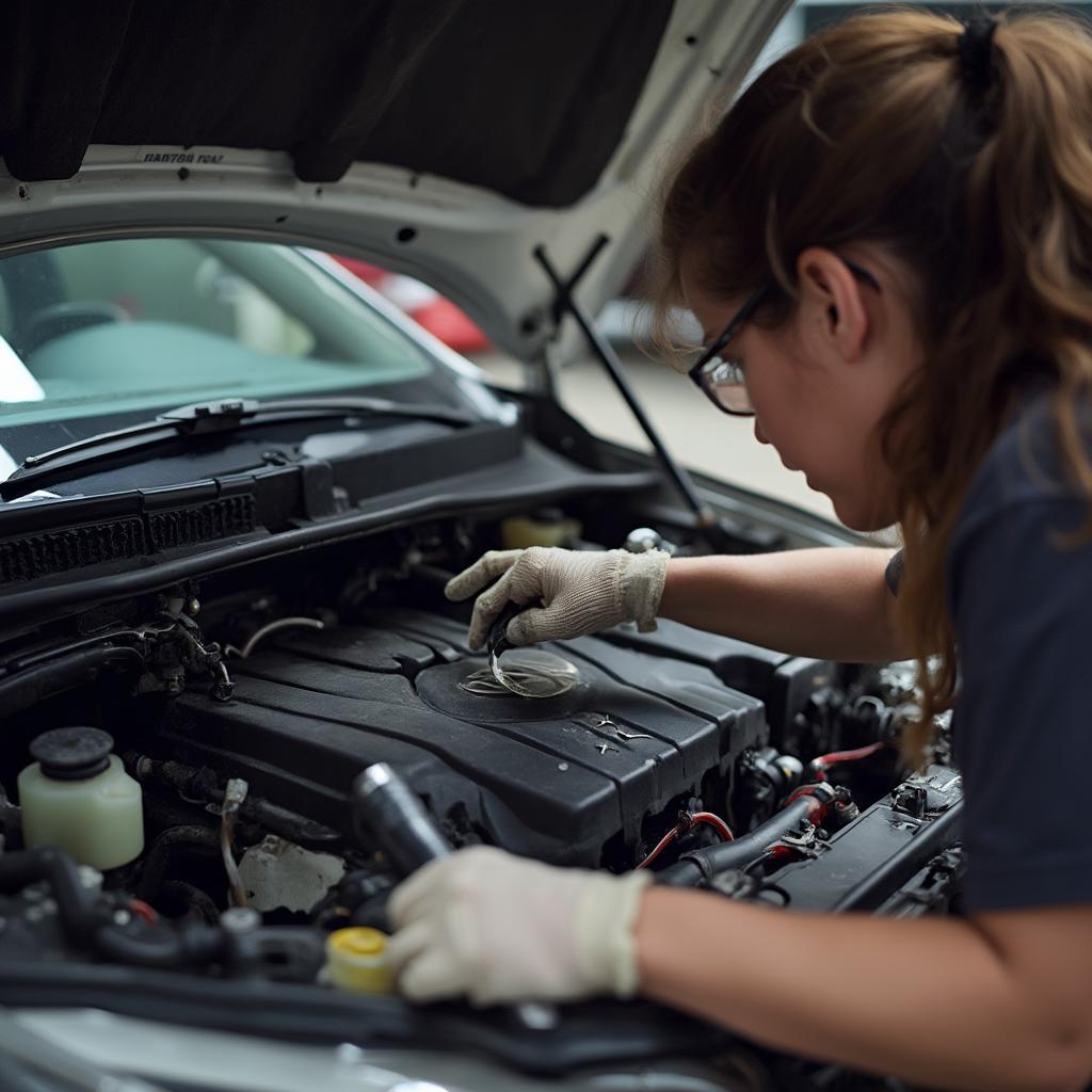 Visual Inspection of Car Engine