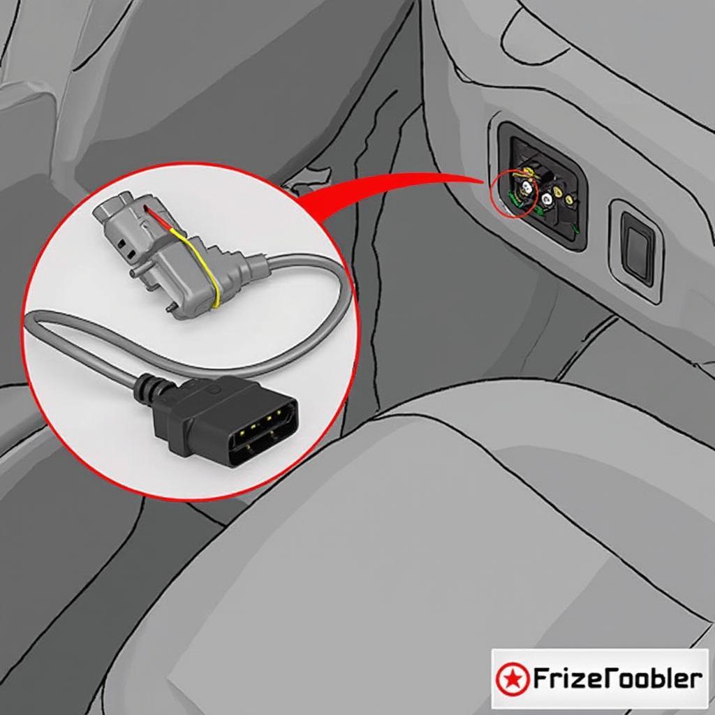 OBD2 Port Location in a Vehicle