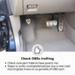 Checking the OBD2 Port Fuse in a 2011 Hyundai Elantra