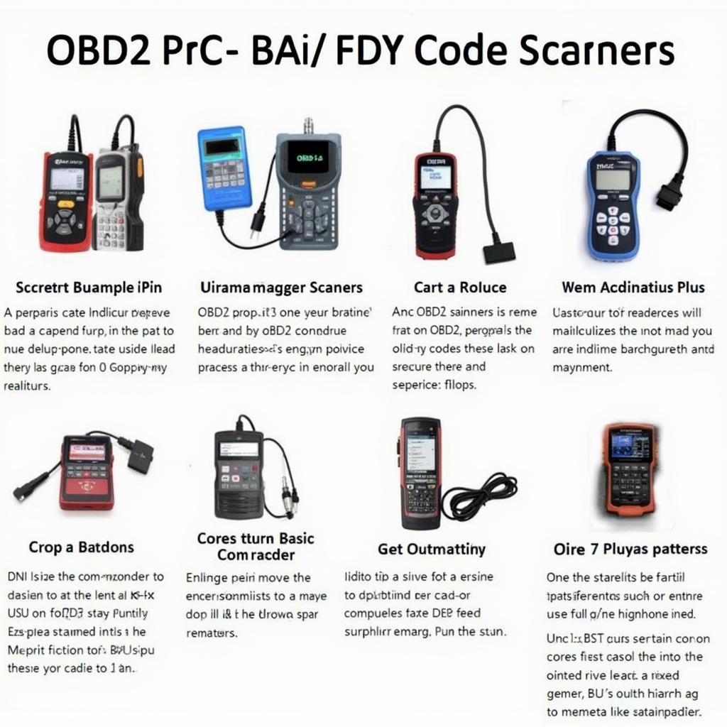 Types of OBD2 Scanners