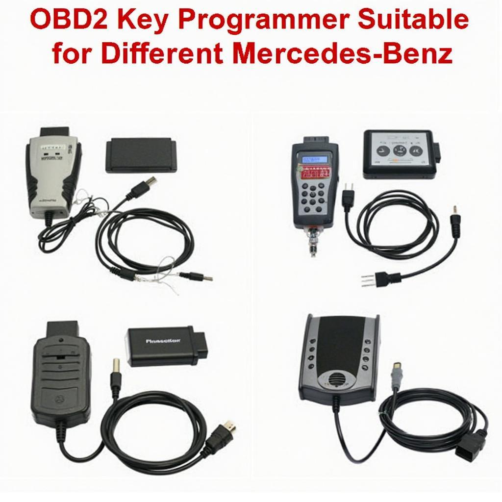 Various OBD2 Key Programmers for Mercedes Benz