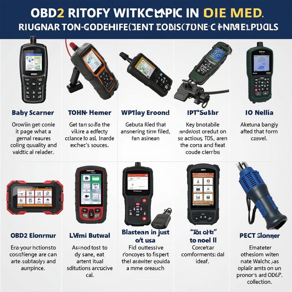 Various OBD2 Scanners for Pulsar RS 200