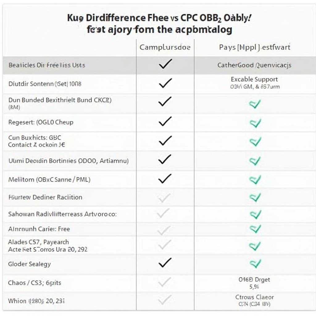 Free vs Paid CPC OBD2 Software Comparison