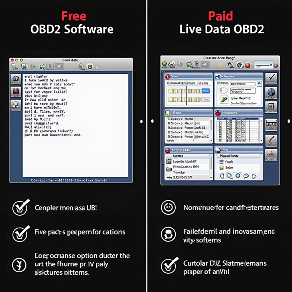 Free vs. Paid OBD2 Software Comparison